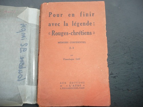 Livre ancien pour finir - pour, en