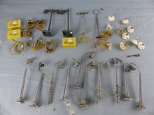 LOT de décors Ho 1/87 lampadaires socles éclairages dont Märklin 7073 , testé OK