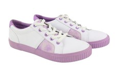 Baskets Timberland A2EPS Pour Femmes EU38.5/39 En Cuir Blanc Violet Basses