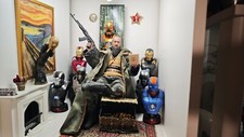 ¡Unique! Hot toys the Mandarin + Full Diorama Iron Man 3 !