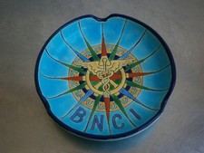 COUPELLE EMAUX DE LONGWY BNCI DECO PUBLICITE BANQUE BNP