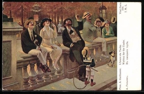 Carte postale artiste albert - carte, d'artiste
