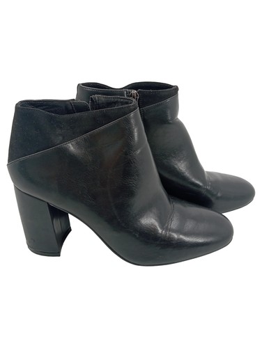 Bata bottines femme noir cuir - bottines,
