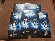Lot Michael Jackson 5  Times THE EXPERIENCE PROMO STICKER BILLIE JEAN
