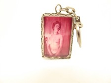 Porte-Clés / Key Ring - INCLUSION -  PIN UP  EROTIQUE - CURIOSA - SEXY - PHOTO 3