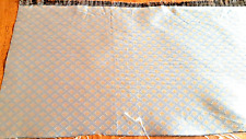 Coupon - bande de tissus ancien en soie de couleur gris et or - 100 cm x22 cm