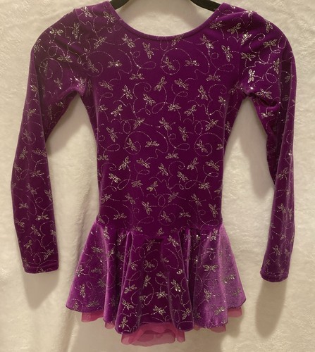Purple ice skate dress - ice,