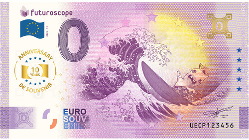 Billet souvenir 2025 - billet, france