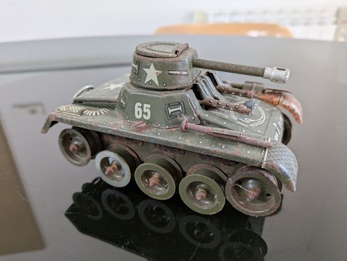 Jouet ancien tank tole gama - jouet, en