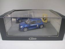 RENAULT CLIO V6 Phase 2 II Bleu Blue 2002 UNIVERSAL HOBBIES UH 7711223547 1/43