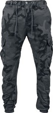 Camo Cargo Jogging Pants Pantalons Gris Camouflage 32W x 30L Homme