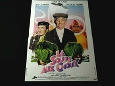 louis de funes LA SOUPE AUX CHOUX ! affiche cinema top deco cuisine restaurant µ