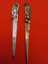 Coupe Papier Ouvre Lettre Bronze Animalier Signé