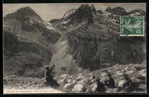 Cpa cauterets chemin du - cauterets,,