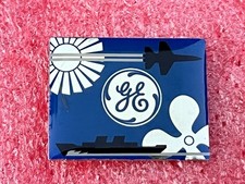 T16 Pins GE GENERAL ELECTRIC AEROSPACE Fighter jet plane Boat Vintage Lapel pin