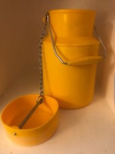 Berthe à lait - Bidon de lait - Pot à Lait Pola N°356  Orange vintage