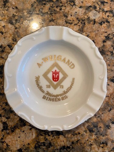 VTG Rastal Ashtray w/Gold Trim
