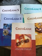 Collection 5 livres CRISTALIGNE 1-2-3-4 et 5 par Marielle Eloy.