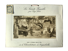 Calendrier de 1924 chocolaterie d'Aiguebelle, la Sainte famille, Loys Prat Jésus