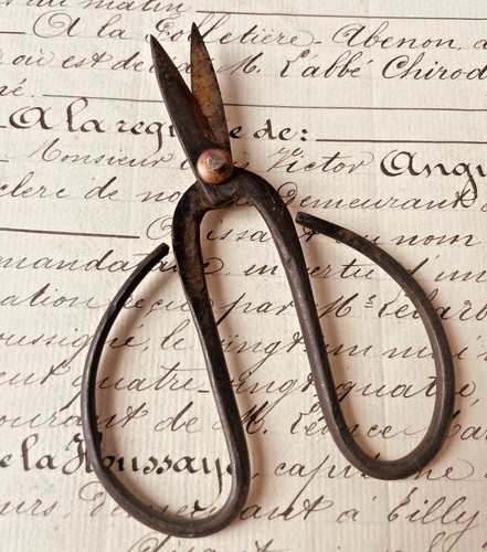 Ciseaux anciens fer - ciseaux,