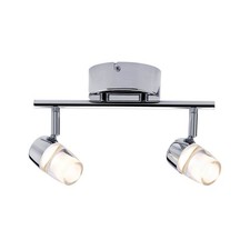 Paulmann Plafonnier LED Bowl Spots Chrome 2 X 3,2W Blanc Chaud Pivotant