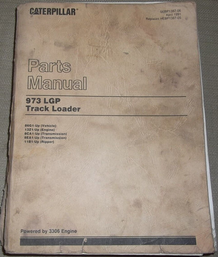 Cat caterpillar 973 lgp - cat, piste