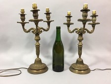 Paire d'anciens CANDÉLABRES