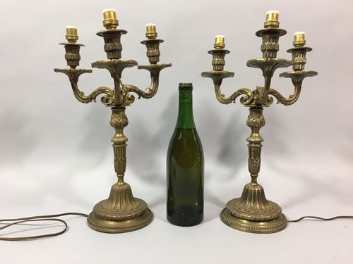 Paire anciens candélabres - paire, d'anciens
