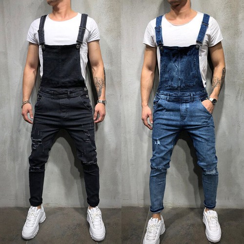 Jeans hommes salopette - jeans,