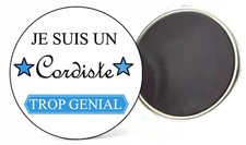 Magnet badge je suis un