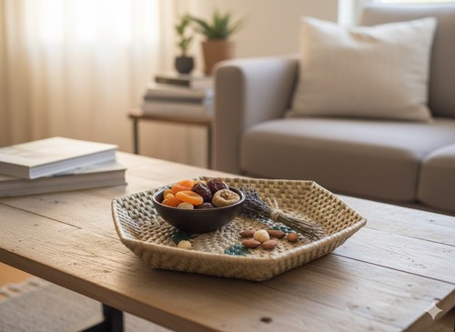 Magnifique plateau panier - /,