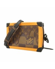 Preloved louis vuitton Keepall Monogram Shoulder Bag Men Brown One Size