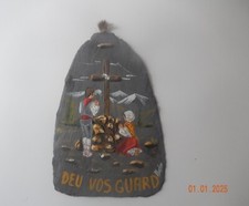 ardoise peinte et décor en