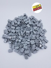LEGO LOT 100 X BRICK MASONRY 1X2 GRIS CLAIR /LIGHT BLUISH GRAY REF 98283 *NEUF* 