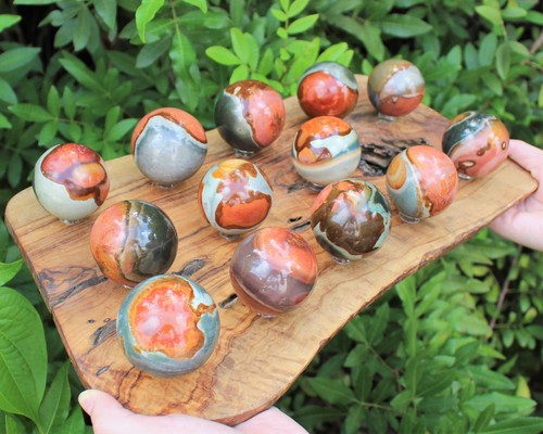 Polychrome jasper crystal - polychrome,