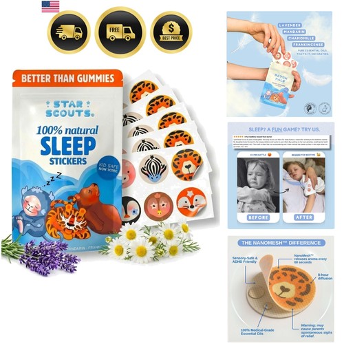 Star scouts sleep patches - patches, for
