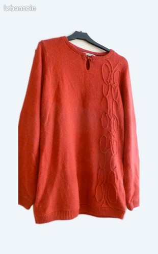 Pull rouge marque nice - pull,