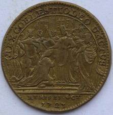 JETON LOUIS XV SACRE A REIMS 1723