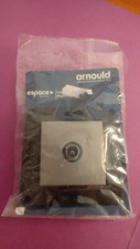 Arnould Espace EVOLUTION 51149 - Prise TV Simple MAGNESIUM Télévision Antenne TV
