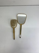 Ancien Miroir et Brosse de