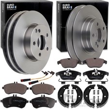 EUROBRAKE Plaquettes de Disque de Frein Handbrake avant + Arrière Convient pour