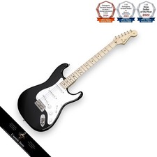 Guitare noire Fender Custom