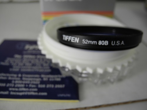 Filtre tiffen 52mm bleu - 52mm, 80-b