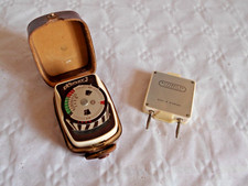 Ancien photomètre Metrawatt Horvex 3 avec prise et étui années 50 allemagne fonctionne