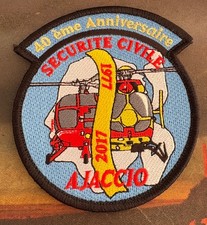 ECUSSON SECURITÉ CIVILE. DRAGON 20 AJACCIO 2017 40EME ANNIVERSAIRE  CORSE DU SUD