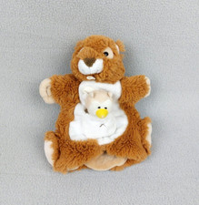 Doudou marionnette écureuil