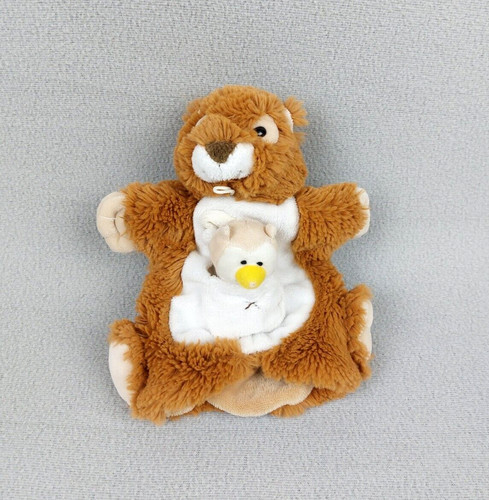 Doudou marionnette écureuil