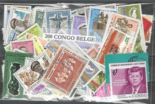 Congo belge 200 - belge, timbres