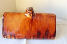 ancienne bouillote en terre cuite vernissée