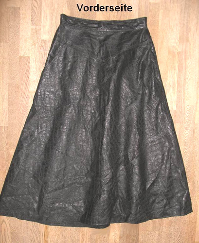 Jupe cuir pelle oro - cuir, -pelle